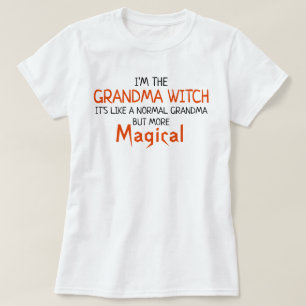 Ich bin der Oma Witch Funny Halloween-T - Shirt