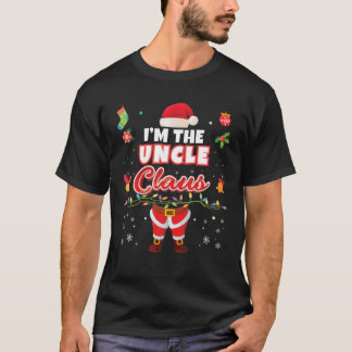 Ich bin der Onkel Claus Matching Family Merry Chri T-Shirt