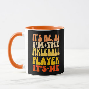 Ich bin der Pickleball-Spieler, ich bin's. Tasse