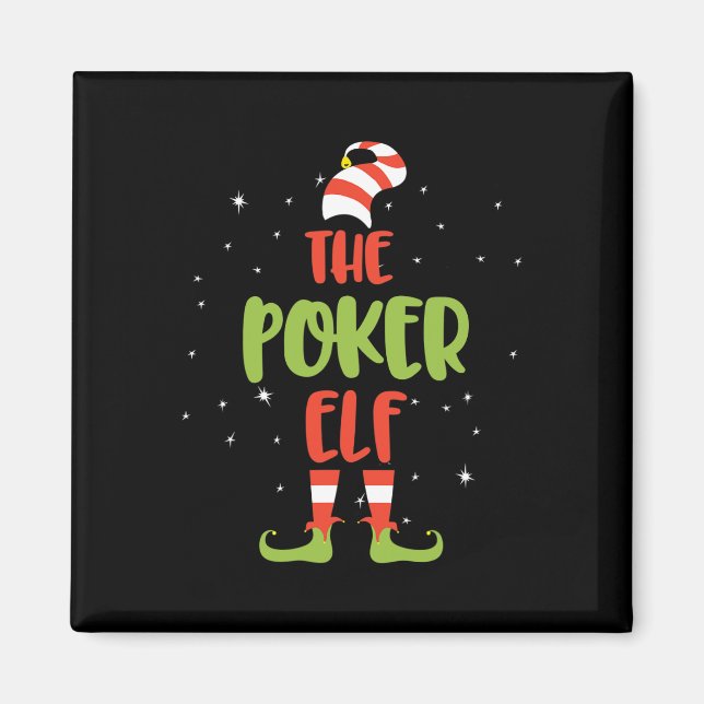 Ich bin der Poker Elf Magnet (Vorne)