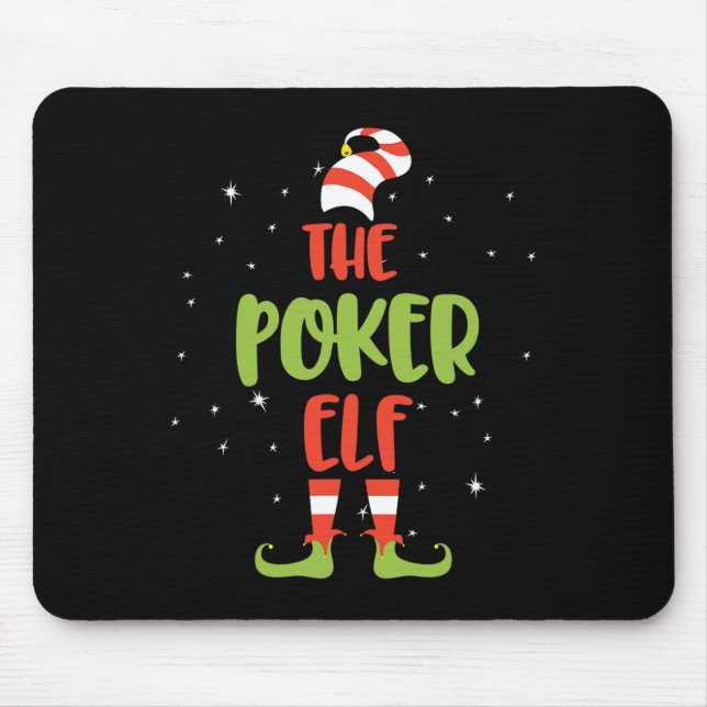 Ich bin der Poker Elf Mousepad (Vorne)