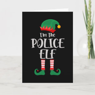 Ich bin der Polizei-Elf, der Weihnachten 2021 ents Karte