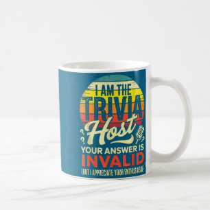 Ich bin der Quizmaster - Lustiger Quizmaster-Abend Kaffeetasse