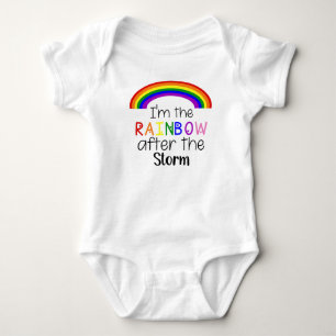 Ich bin der Regenbogen nach dem Sturm Baby Strampler