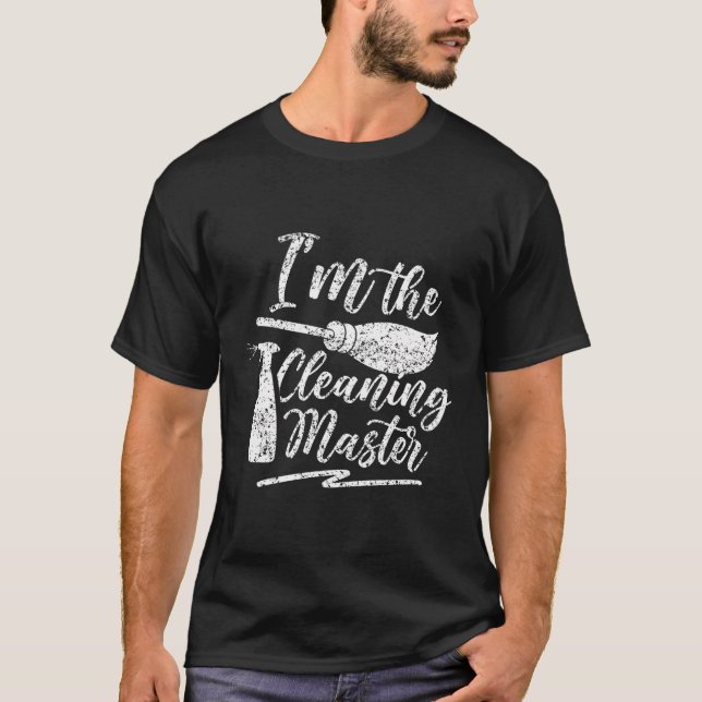Ich bin der Reinigungs-Master-Reinigungstupfer T-Shirt (Vorderseite)