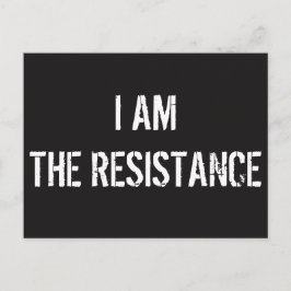 ICH BIN DER RESISTENZ, Postkarte