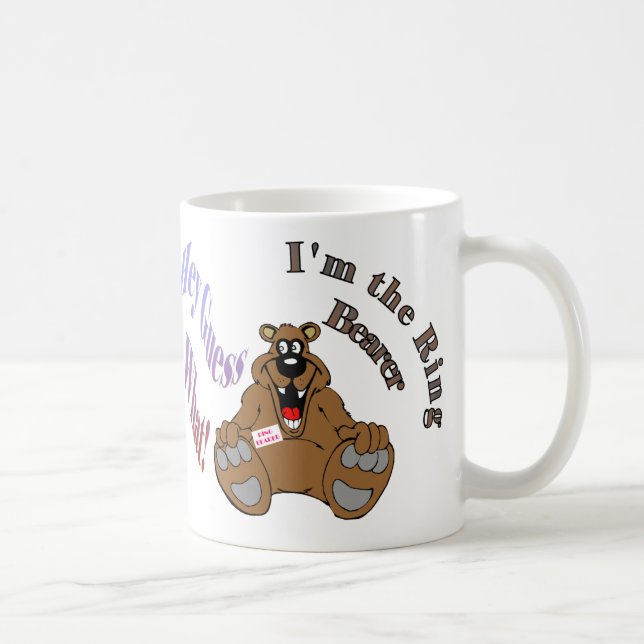 Ich bin der Ring-Träger (1a) Kaffeetasse (Rechts)