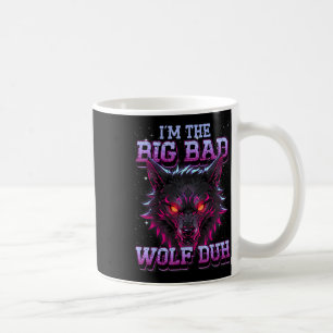 Ich bin der schlechte Wolf Funny letzte Minute Hal Kaffeetasse