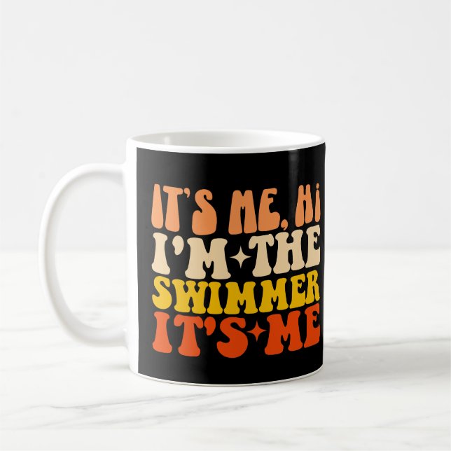 Ich bin der Schwimmer, ich bin ich Kaffeetasse (Links)