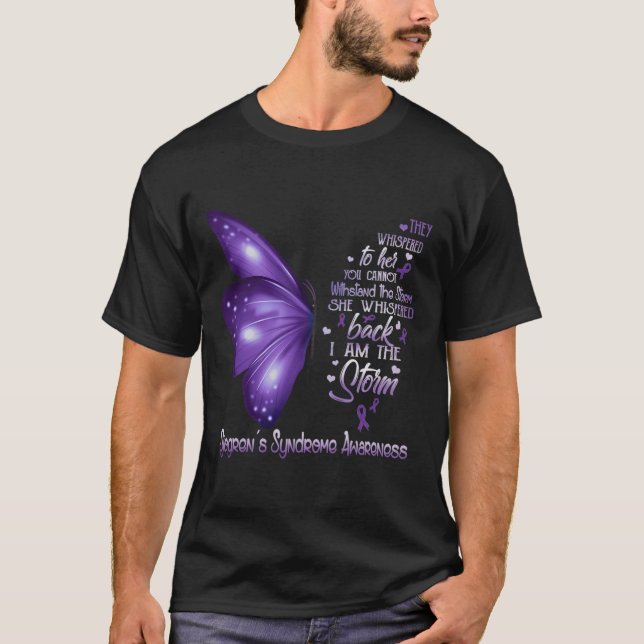 Ich bin der Storm-Sjogren-Syndrom-Sensibilisierung T-Shirt (Vorderseite)