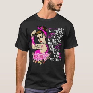 Ich bin der Storm starke Frauen, die den Brustkreb T-Shirt