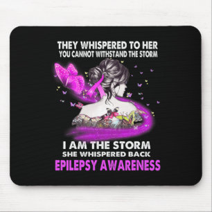 Ich bin der Sturm Epilepsie-Bewusstsein Mousepad
