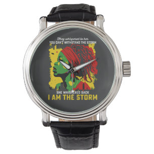 Ich bin der Sturm Jungsteinzeit sie flüstern zu ih Armbanduhr