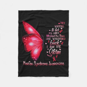 Ich bin der Sturm-Marfan-Syndrom-Butterfly Fleecedecke