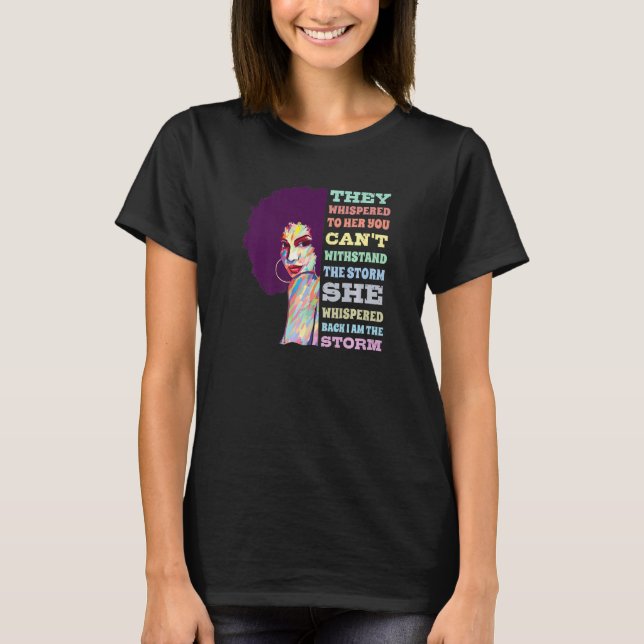 Ich bin der Sturm nach dem amerikanischen Stolz sc T-Shirt (Vorderseite)