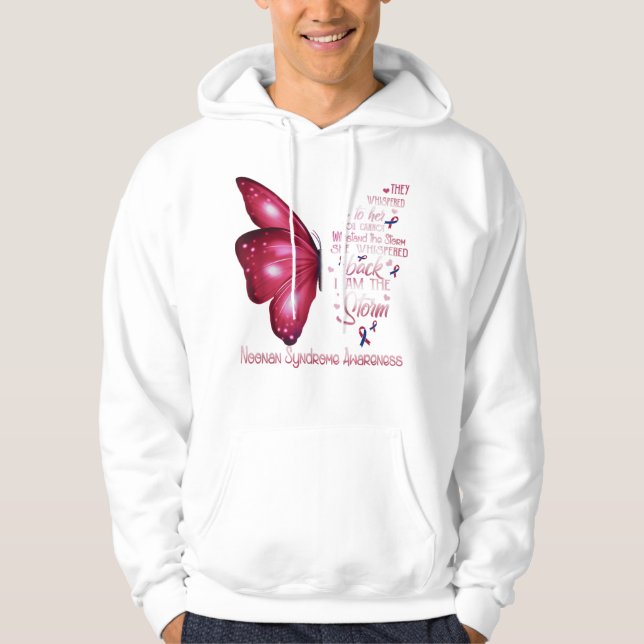 Ich bin der Sturm Noonan-Syndrom Butterfly Hoodie (Vorderseite)