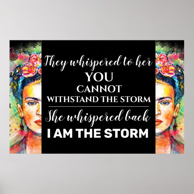 Ich bin der Sturm Poster (Vorne)