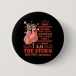 Ich bin der Sturm RSD CRPS Awareness Boxing Handsc Button