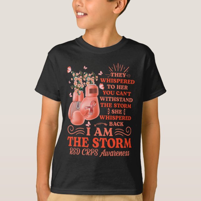 Ich bin der Sturm RSD CRPS Awareness Boxing Handsc T-Shirt (Vorderseite)