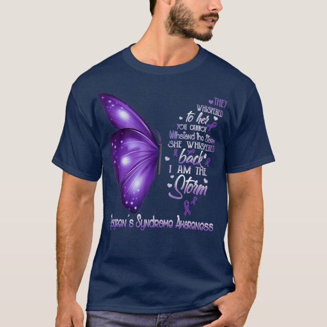 Ich bin der Sturm Sjogrens Syndrome Awareness T-Shirt (Vorderseite)