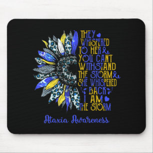 Ich bin der Sturm Sonnenblumen Leopard Ataxia Krie Mousepad