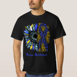 Ich bin der Sturm Sonnenblumen Leopard Ataxia Krie T-Shirt