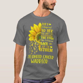 Ich bin der Sturm-Starke Krebserkrankungskrieger i T-Shirt