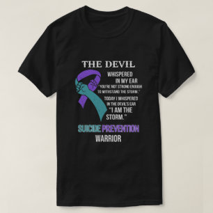 Ich bin der Sturm Support Suizidprävention Auszeic T-Shirt
