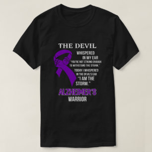 Ich bin der Sturm unterstützen Alzheimer's Bewuss T-Shirt