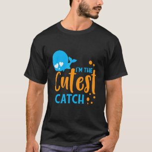 Ich bin der süßeste Fang Kid-Fischen kleiner Fisch T-Shirt