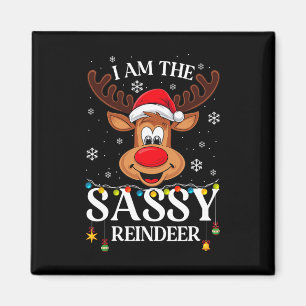 Ich bin der Sy Rentier Funny Xmas Holiday Rentier Magnet