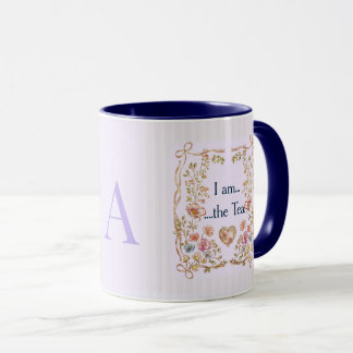 Ich bin der Tee-Inspirierte Kaffeebecher – Lilien- Tasse