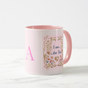 Ich bin der Tee-Inspirierte Kaffeebecher – Pink &  Tasse