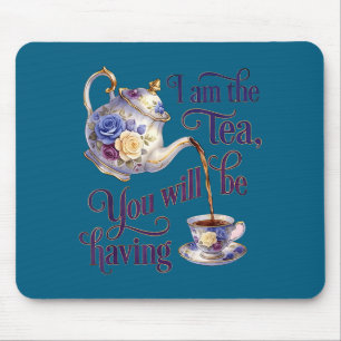 Ich bin der Tee lustiger Meme  Mousepad
