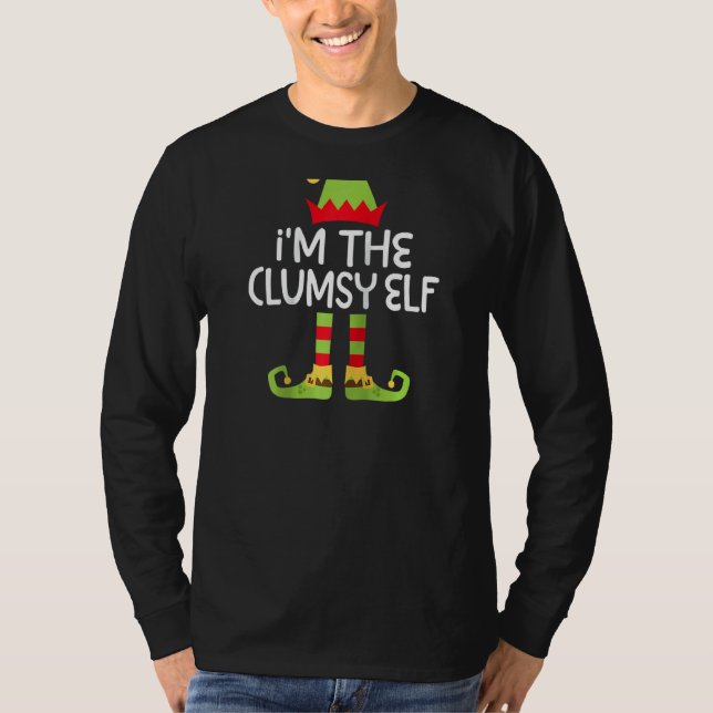 Ich bin der unbeholfene Elf, der Weihnachtskostüm  T-Shirt (Vorderseite)