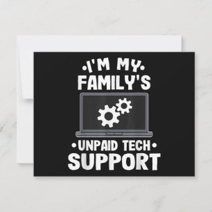 Ich bin der unbezahlte Computer des technischen Su