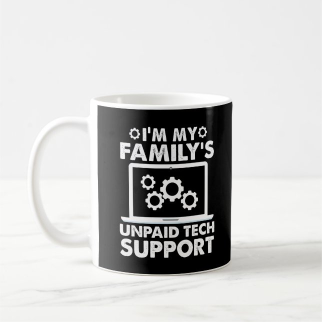 Ich bin der unbezahlte Funny der technischen Unter Kaffeetasse (Links)