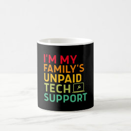 Ich bin der unbezahlte technische Support meiner F Kaffeetasse