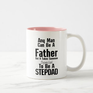 Ich bin der Vater, der Schritt-Vater trat Zweifarbige Tasse