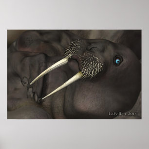 Ich bin der Walrus Poster