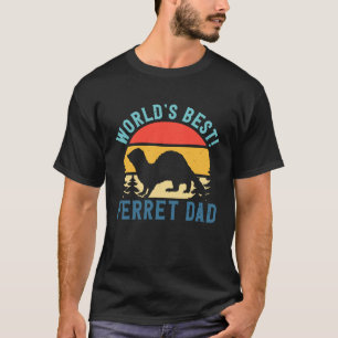 Ich bin der weltbeste Frettchen-Vater Tier Frettch T-Shirt