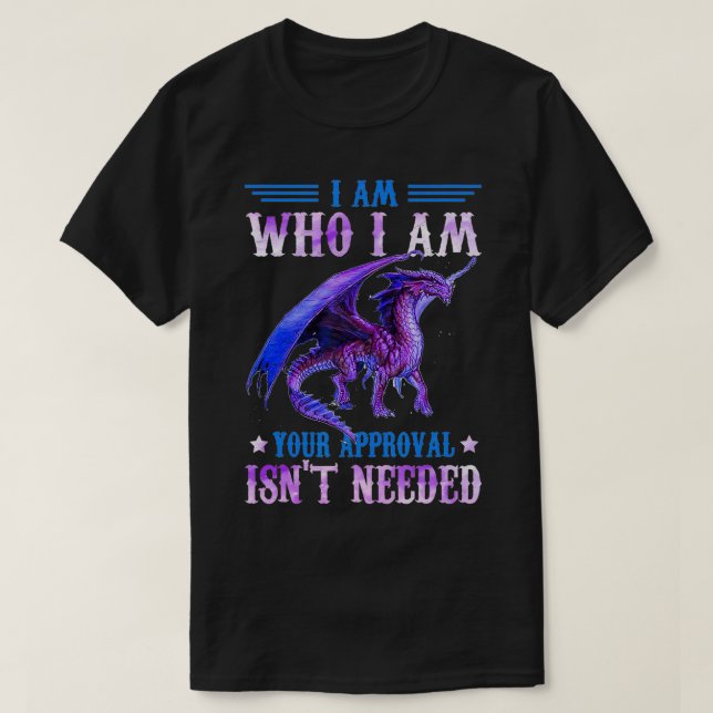 Ich bin derjenige, der ich bin Ihre Zustimmung ist T-Shirt (Design vorne)