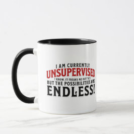 Ich bin derzeit nicht beaufsichtigt tasse