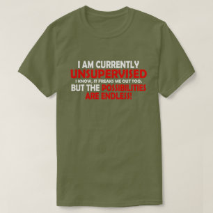 ICH BIN DERZEIT NICHT ÜBERWACHT. DIE MÖGLICHKEIT T-Shirt