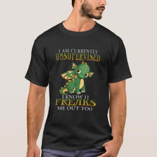 Ich bin derzeit unbeaufsichtigt Ich kenne Funny Dr T-Shirt