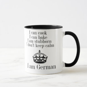 Ich bin deutsch tasse
