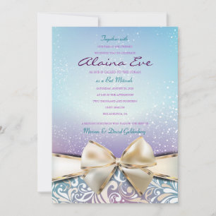 ICH BIN DEVINE Bat Mitzvah Einladung