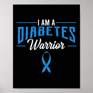 Ich bin Diabetiker des Diabetes-Kriegers Poster