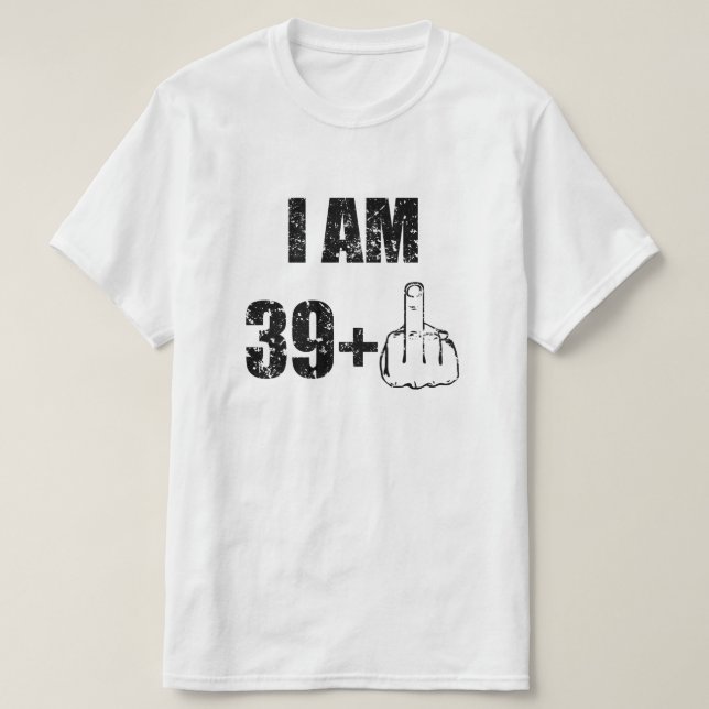 Ich bin die 40 Jahre das Shirt der alten lustigen (Design vorne)