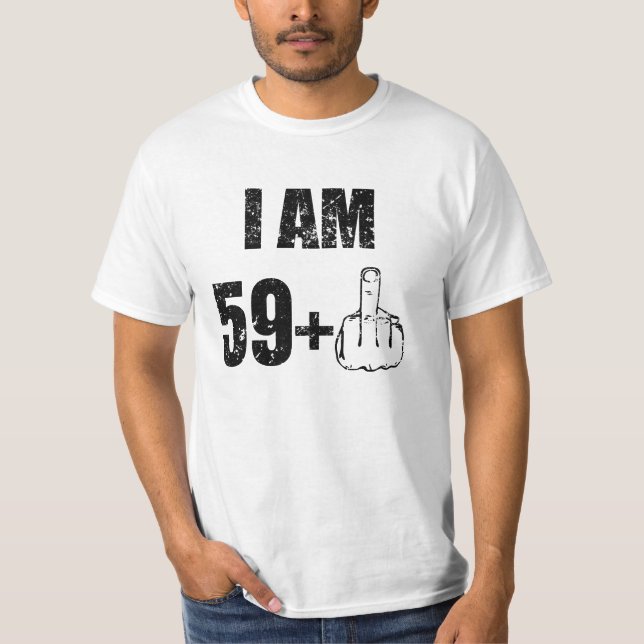 Ich bin die 60 das Shirt der alten lustigen (Vorderseite)